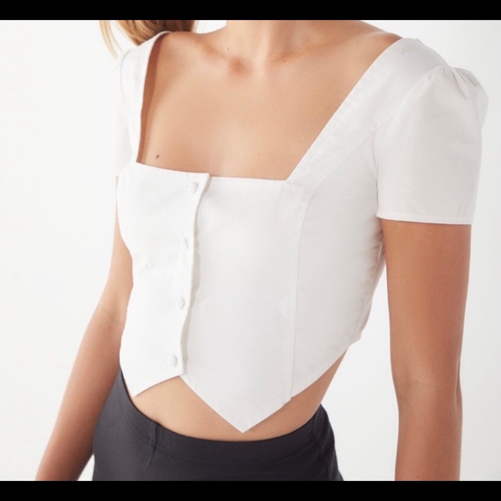 I.AM.GIA Ankaa Square Neck Cropped Top S